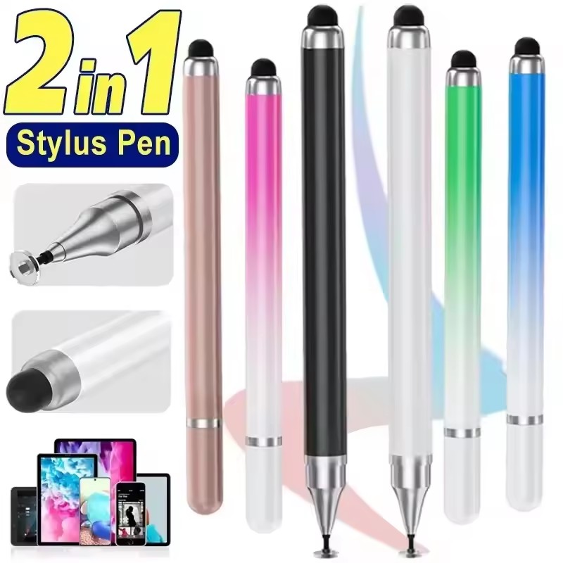 Tablet Ipad Accessories - 2 in 1 Universal Stylus Pen