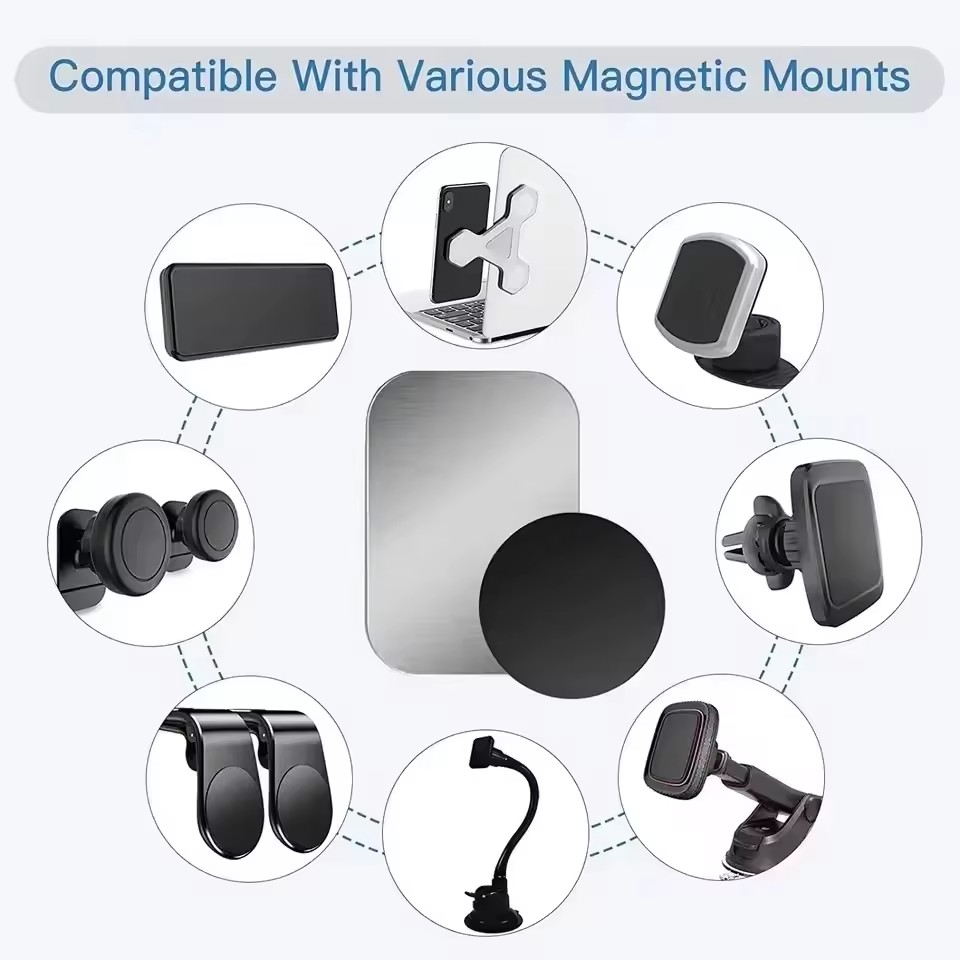 5/10pcs Magnetic Metal Plate D - огляд і ціна Car Accessories Tablet Holder