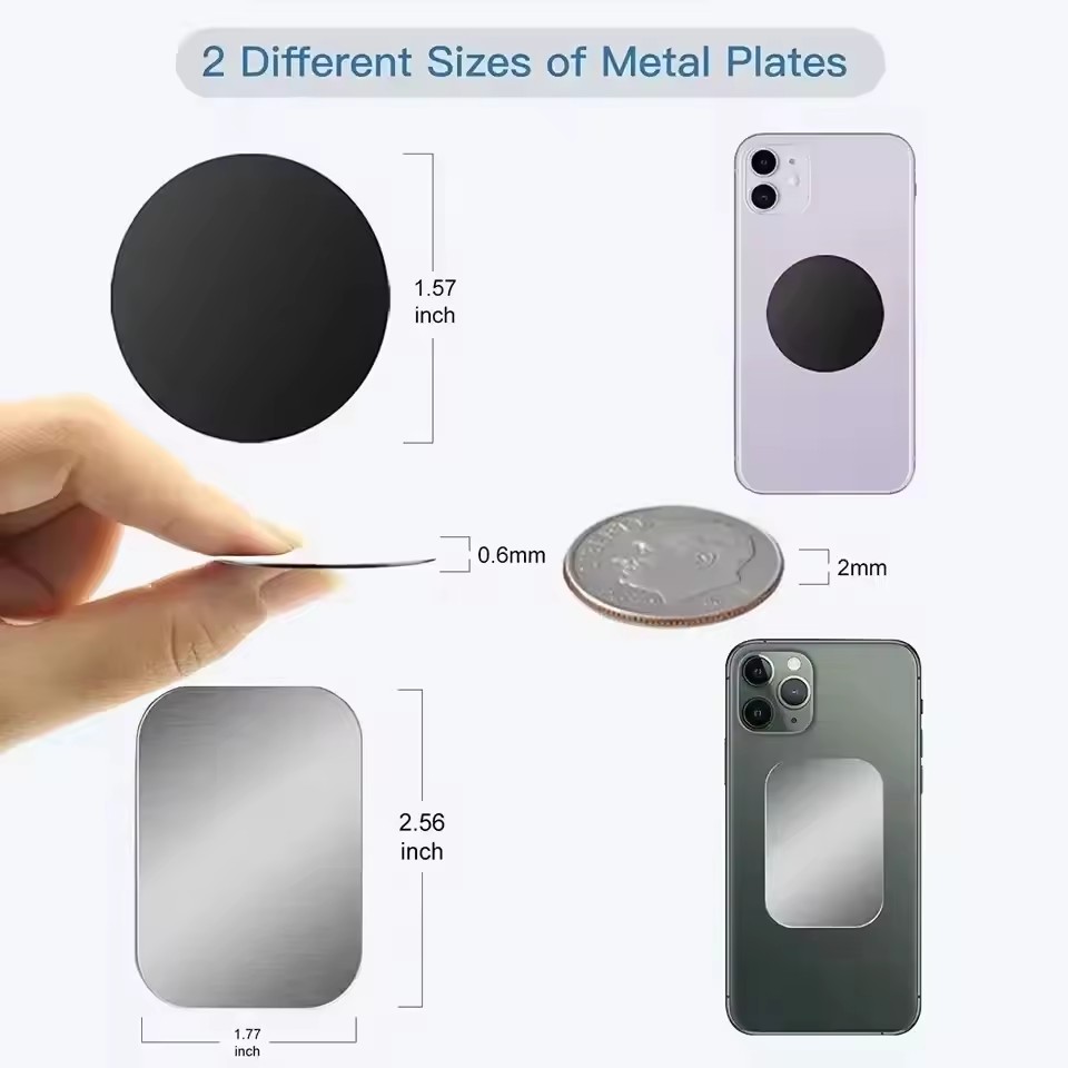 5/10pcs Magnetic Metal Plate D - огляд і ціна Car Accessories Tablet Holder