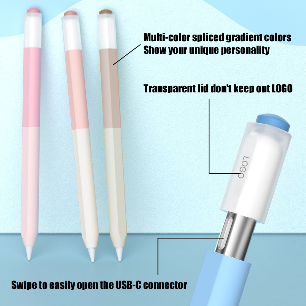 Color Splicing Silicone Pen Ca - огляд і ціна Pen Tablet Accessories