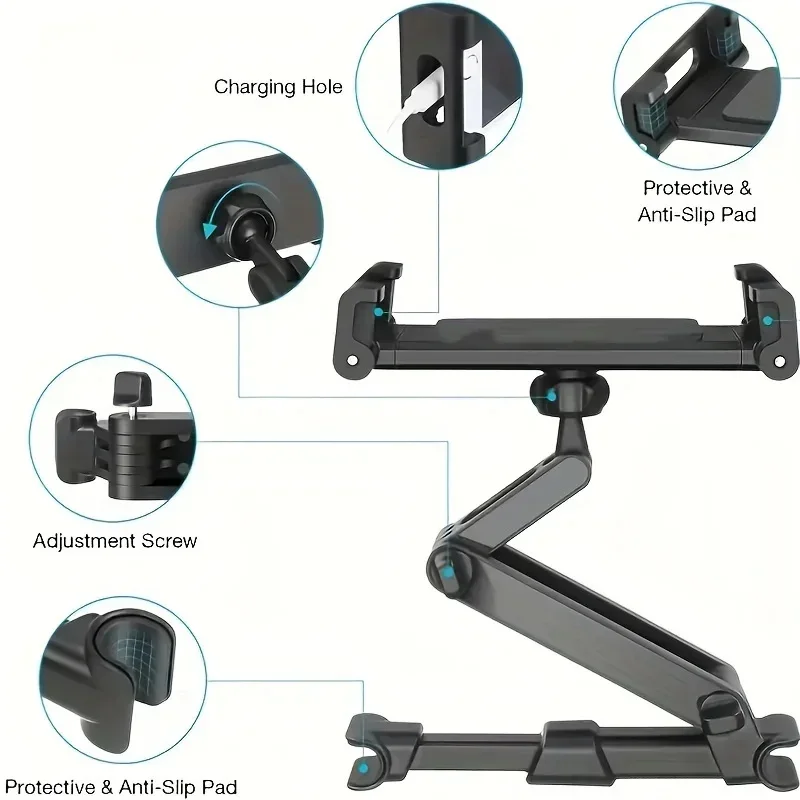 360 Degree Rotating Adjustable - огляд і ціна Car Accessories Tablet Holder