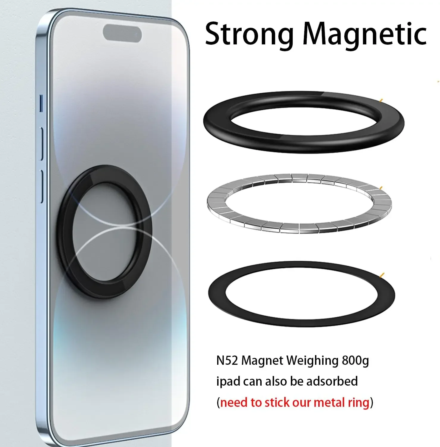 For MagSafe Magnetic Ring Hold - огляд і ціна Tablet Ipad Accessories