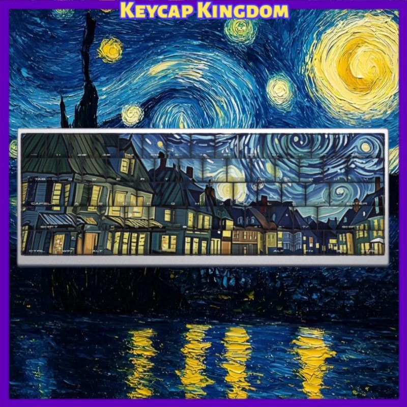 Van Gogh Starry Sky Theme Keyc - огляд і ціна Tablet Accessories Gifts
