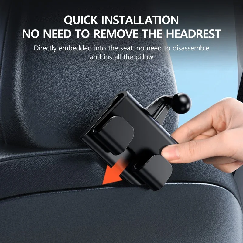 Car Headrest Mount Holder for  - огляд і ціна Car Accessories Tablet Holder
