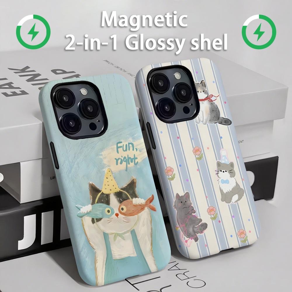 Cute cats and dogs  Phone Case - огляд і ціна Apple Iphone 15