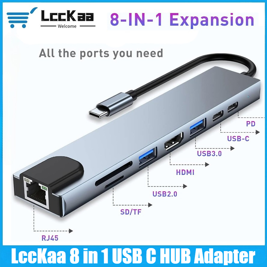 USB C Hub 8/7 in 1 4K HDMI Ada - огляд і ціна Hdmi Adapter Tablet