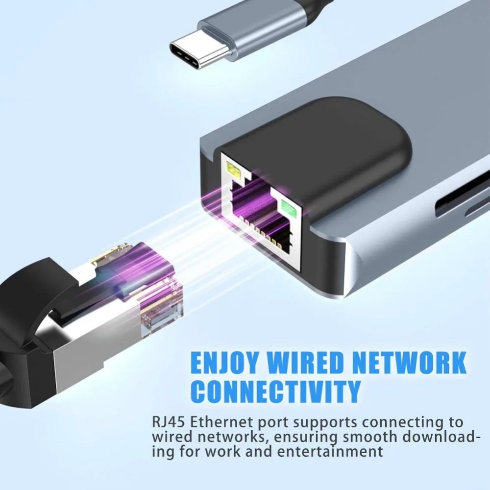 USB C Hub 8/7 in 1 4K HDMI Ada - огляд і ціна Hdmi Adapter Tablet