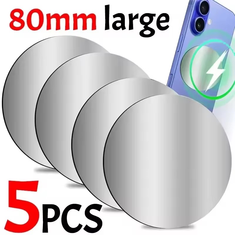 1-5PCS 8CM Magnetic Metal Plat - огляд і ціна Car Accessories Tablet Holder