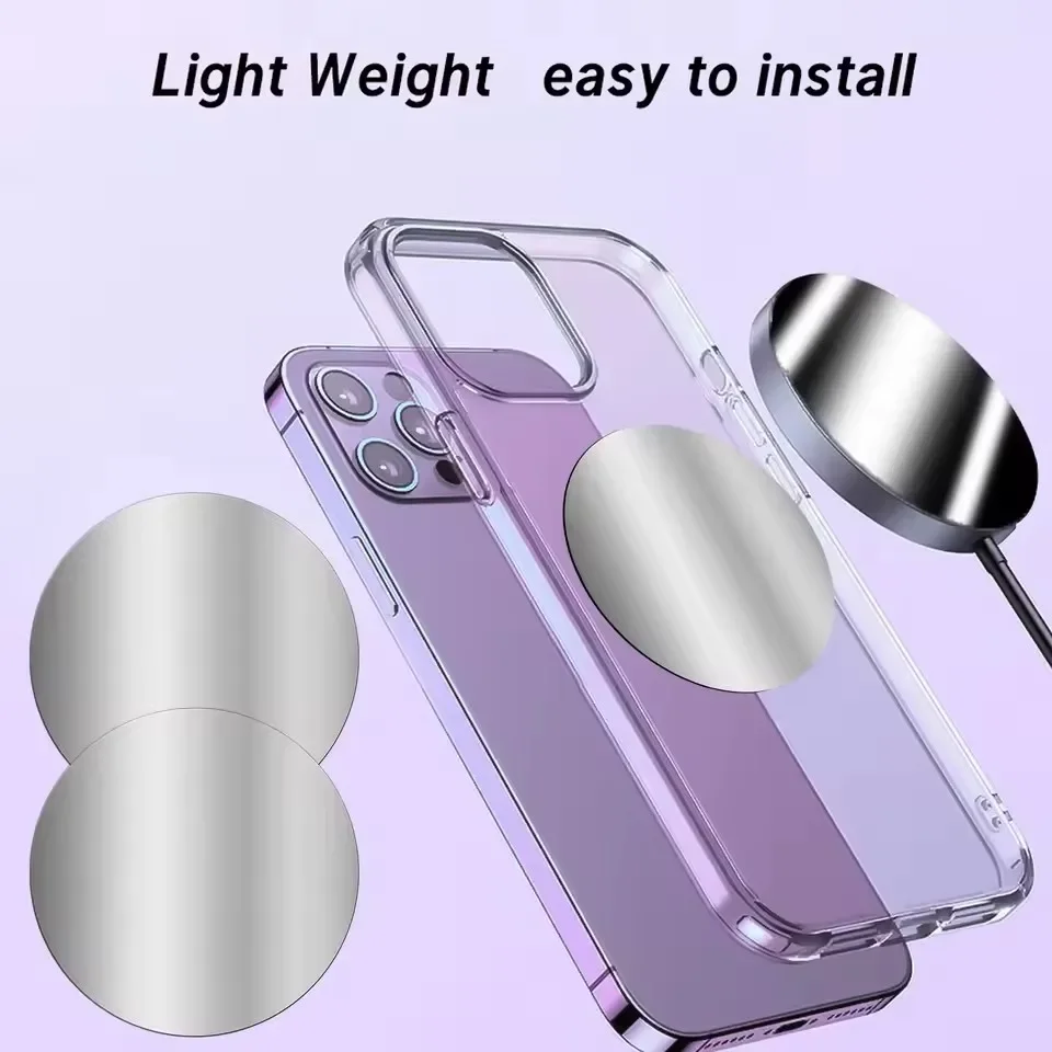 1-5PCS 8CM Magnetic Metal Plat - огляд і ціна Car Accessories Tablet Holder