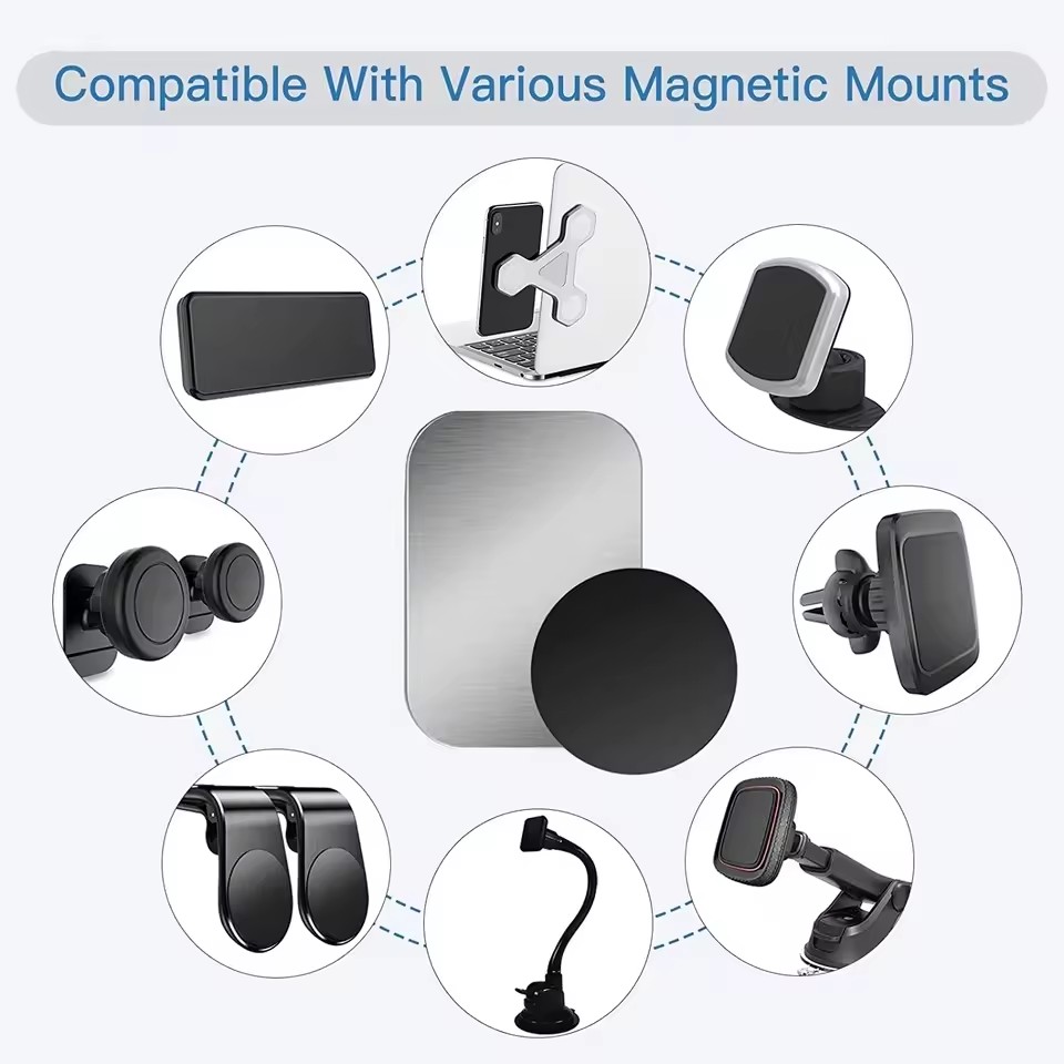 Thin Magnetic Metal Plate For  - огляд і ціна Car Accessories Tablet Holder