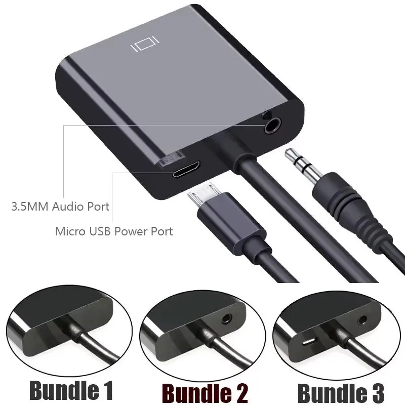 1-4sets HD 1080P HDMI To VGA C - огляд і ціна Hdmi Adapter Tablet