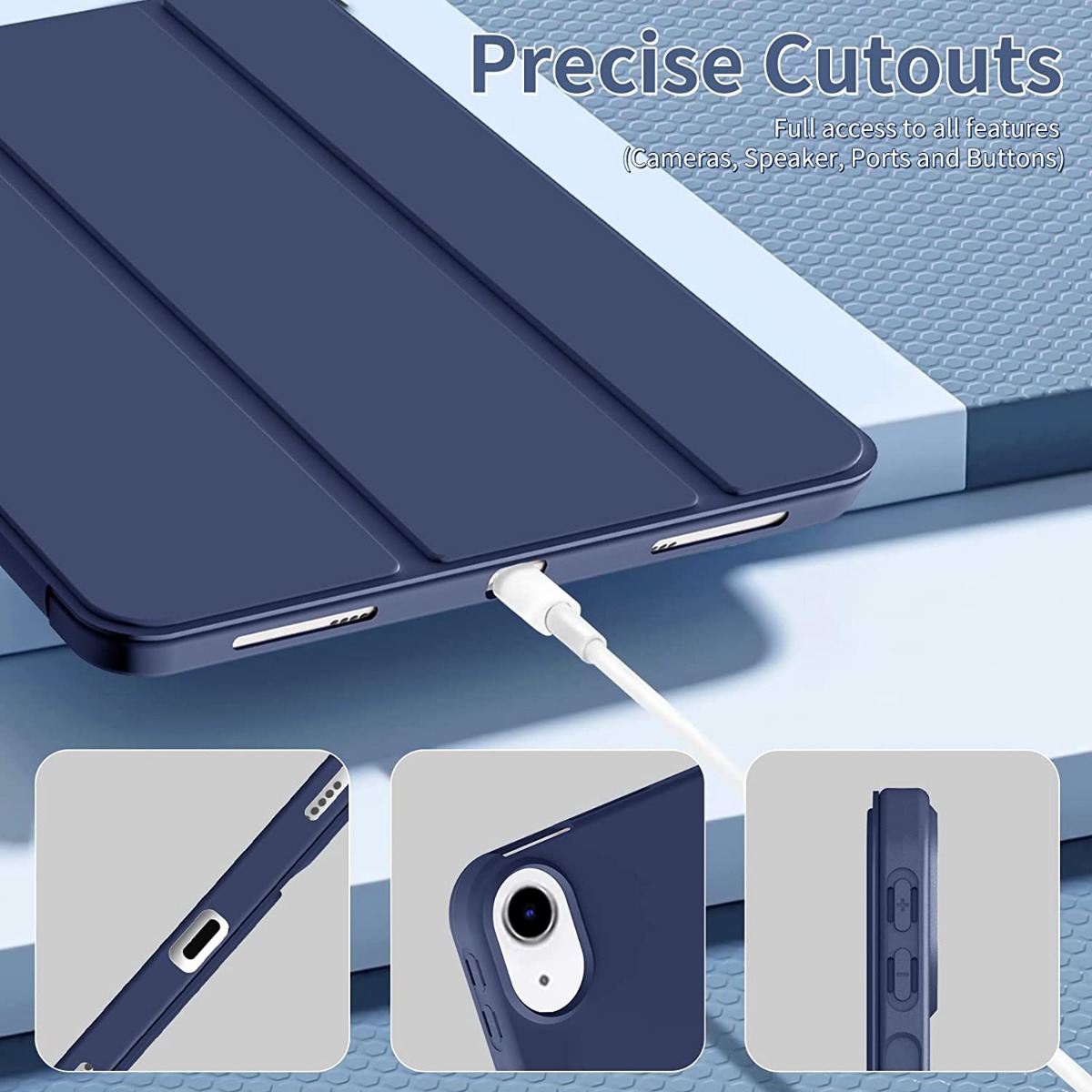 With Pencil Holder Funda for I - огляд і ціна Ipad Cover Folio