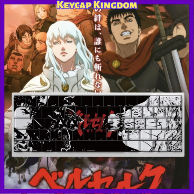 BERSERK Theme Anime Keycap 98  - огляд і ціна Tablet Accessories Gifts